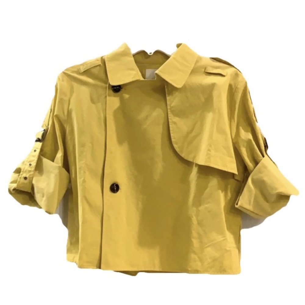 NWT Aryn K Yellow Light Rain Jacket